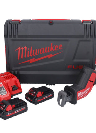 Milwaukee M18 FHZ-302X Akku Säbelsäge 18 V 22 mm Brushless + 2x Akku 3,0 Ah + Ladegerät + HD Box - Toolbrothers