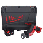 Scie sabre sur batterie Milwaukee M18 FHZ-401X 18 V 22 mm brushless + 1x batterie 4,0 Ah + boîtier HD - sans chargeur