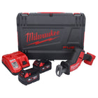 Scie alternative sur batterie Milwaukee M18 FHZ-402X 18 V 22 mm brushless + 2x batteries 4,0 Ah + chargeur + boîtier HD