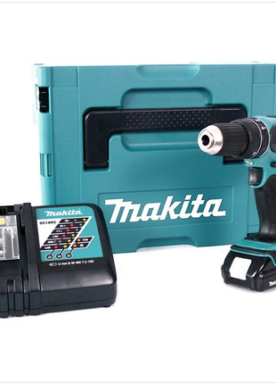 Makita DHP 456 RA1J Akku Schlagbohrschrauber 18 V 50 Nm + 1x Akku 2,0 Ah + Ladegerät + Makpac - Toolbrothers