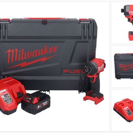 Milwaukee M18 FID3-501X Akku Schlagschrauber 18 V 1/4" 226 Nm Brushless + 1x Akku 5,0 Ah + Ladegerät + HD Box - Toolbrothers
