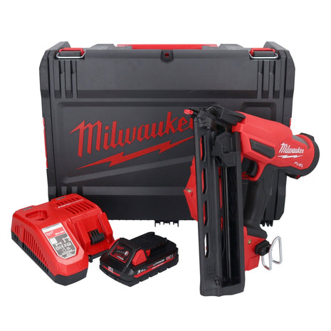 Milwaukee M18 FN16GA-301X Akku Nagler 18 V 32 - 64 mm Brushless + 1x Akku 3,0 Ah + Ladegerät + HD Box - Toolbrothers