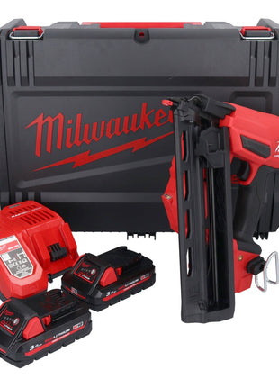 Milwaukee M18 FN16GA-302X Akku Nagler 18 V 32 - 64 mm Brushless + 2x Akku 3,0 Ah + Ladegerät + HD Box - Toolbrothers