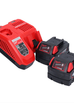 Cloueur à batterie Milwaukee M18 FN16GA-402X 18 V 32 - 64 mm sans balais + 2x batteries 4,0 Ah + chargeur + boîtier HD