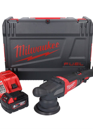 Milwaukee M18 FROP15-501X Akku Exzenter Polierer 18 V 125 mm + 1x Akku 5,0 Ah + Ladegerät + HD Box - Toolbrothers