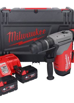 Martillo combinado a batería Milwaukee M18 ONEFHPX-402X 18 V 5,0 J sin escobillas + 2x baterías 4,0 Ah + cargador + caja HD