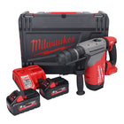 Martillo combinado a batería Milwaukee M18 ONEFHPX-552X 18 V 5,0 J sin escobillas (4933478496) + 2x batería 5,5 Ah + cargador + caja HD