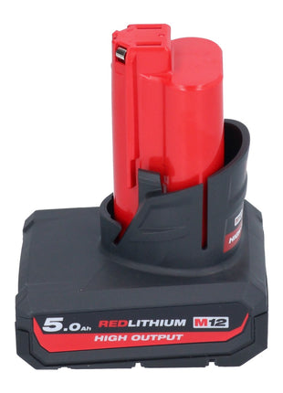 Milwaukee M12 FBFL10-501 Akku Bandfeile 12 V 10 x 330 mm + 1x Akku 5,0 Ah - ohne Ladegerät - Toolbrothers