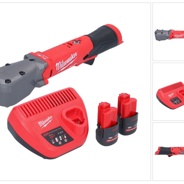 Milwaukee M12 FRAIWF38-252 Llave de impacto sin cable 12 V 3/4" 270 Nm sin escobillas + 2x batería recargable 2,5 Ah + cargador