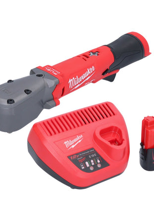 Clé à chocs angulaire sur batterie Milwaukee M12 FRAIWF38-301 12 V 3/4" 270 Nm sans balai + 1x batterie 3,0 Ah + chargeur