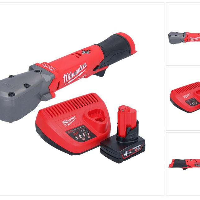 Milwaukee M12 FRAIWF38-401 llave de impacto angular a batería 12 V 3/4" 270 Nm sin escobillas + 1x batería 4,0 Ah + cargador