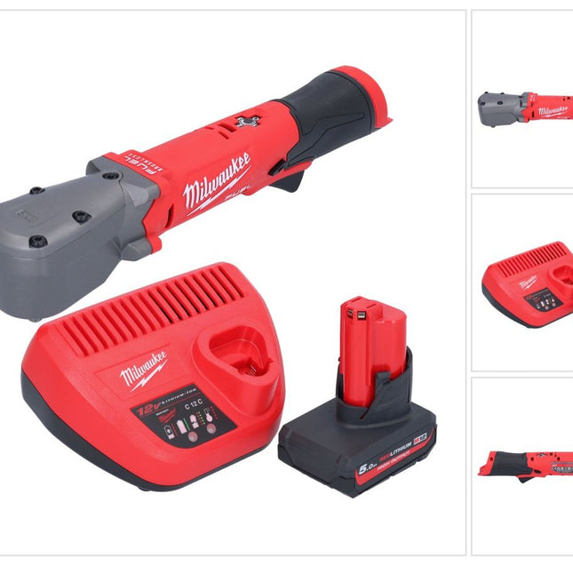 Milwaukee M12 FRAIWF38-501 Llave de impacto sin cable 12 V 3/4" 270 Nm sin escobillas + 1x batería recargable 5.0 Ah + cargador