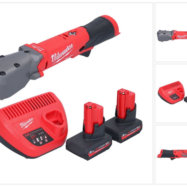 Milwaukee M12 FRAIWF38-502 Llave de impacto sin cable 12 V 3/4" 270 Nm sin escobillas + 2x batería recargable 5.0 Ah + cargador
