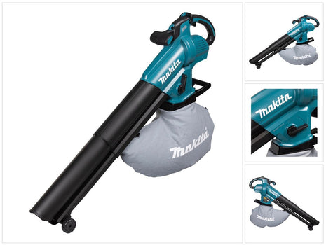 Makita DUB 187 Z 18 V Brushless Solo soffiatore e aspirapolvere a batteria - senza batteria, senza caricabatterie