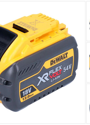 DeWalt DCB 548 Batterie 18 V / 54 V max. 12 Ah / 12000 mAh Li-Ion XR FLEXVOLT - avec indicateur de charge