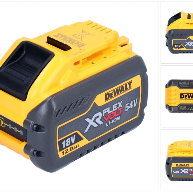 Batteria ricaricabile DeWalt DCB 548 18 V / 54 V max. 12 Ah / 12000 mAh Li-Ion XR FLEXVOLT - con indicatore del livello di carica