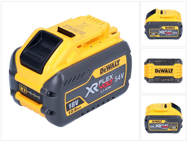 DeWalt DCB 548 rechargeable battery 18 V / 54 V max. 12 Ah / 12000 mAh Li-Ion XR FLEXVOLT - with charge level indicator