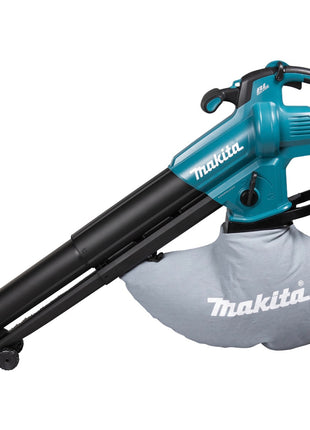 Soplador y aspirador de hojas a batería Makita DUB 187 F 18 V sin escobillas + 1x batería 3,0 Ah - sin cargador