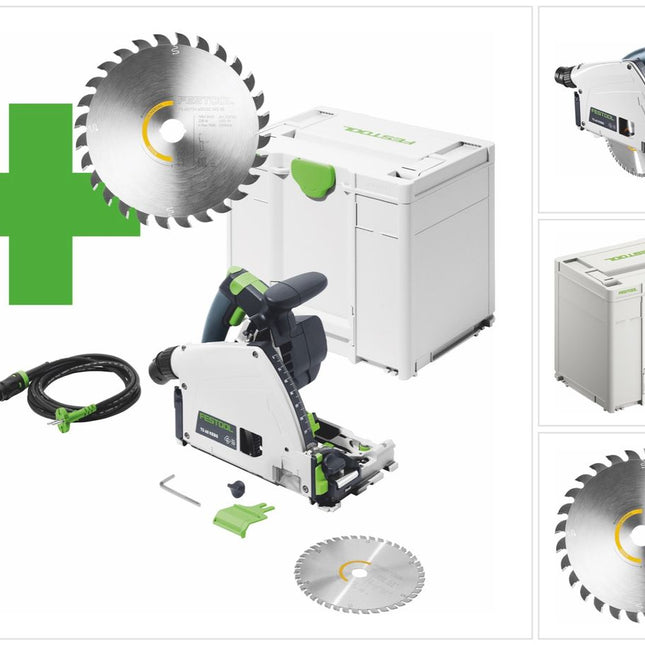 Festool TS 60 K-Plus Master Edition Scie plongeante 1500 watts 168 mm ( 577847 ) + lame + Systainer