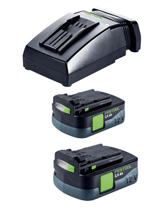 Festool TXS 12 2.5-Plus akumulatorowa wiertarko-wkrętarka 12 V 30 Nm bezszczotkowa ( 576873 ) + 2x akumulator 2,5 Ah + ładowarka + systainer