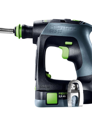 Festool CXS 12 2,5 set taladro atornillador inalámbrico 12 V 30 Nm sin escobillas (576865) + 2 baterías 2,5 Ah + cargador + juego de puntas + systainer