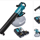 Makita DUB 187 RT2 Akku Laubbläser und Laubsauger 18 V Brushless + 2x Akku 5,0 Ah + Ladegerät