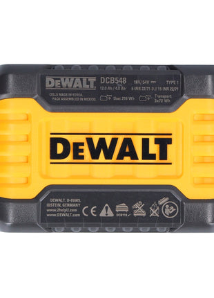 Batería DeWalt 3x DCB 548 18 V / 54 V máx. 12 Ah / 12000 mAh Li-Ion XR FLEXVOLT - con indicador de nivel de carga