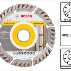 Bosch Standard for Universal Disques à tronçonner diamantés 125 x 22,23 mm 5 pces ( 5x 2608615059 ) pour béton, acier-béton, brique, calcaire et sable-pierre