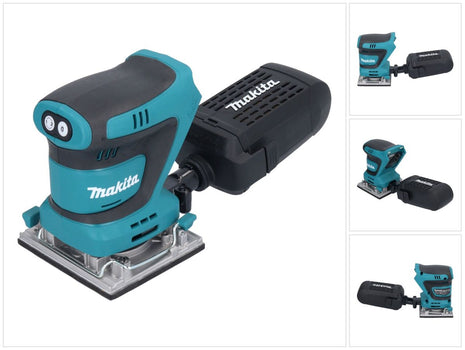 Makita DBO 484 Z Ponceuse vibrante sans fil 18 V 112 x 102 mm Solo - sans batterie, sans chargeur