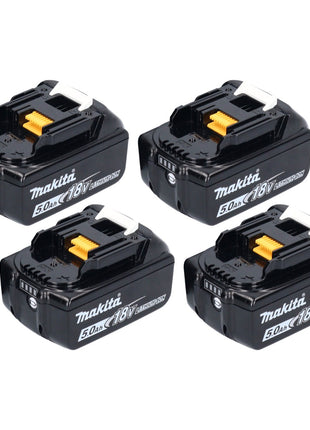 Juego de baterías Makita 4x BL 1850 B 18 V 5,0 Ah / 5000 mAh Li-ion (4x 197280-8)