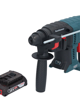 Bosch GBH 18V-21 Taladro percutor inalámbrico profesional 18 V 2,0 J SDS plus sin escobillas + 1x batería 2,0 Ah - sin cargador