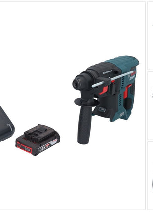 Bosch GBH 18V-21 Marteau perforateur sans fil professionnel 18 V 2.0 J SDS plus Brushless + 1x batterie 2.0 Ah + kit chargeur