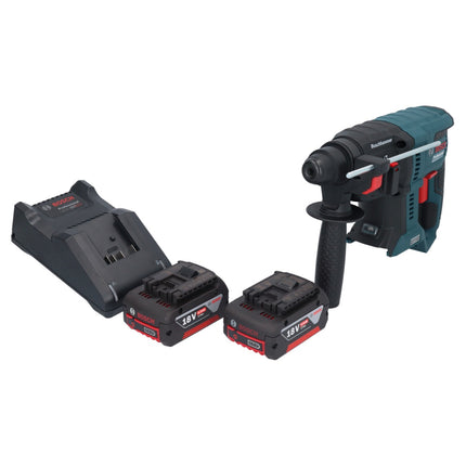 Bosch GBH 18V-21 Marteau perforateur sans fil professionnel 18 V 2.0 J SDS plus Brushless + 2x batterie 5.0 Ah + kit chargeur