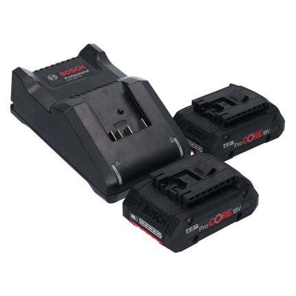 Bosch GBH 18V-21 Professional 18 V 2,0 J SDS plus trapano a percussione a batteria senza spazzole + 2x batteria ProCORE 4,0 Ah + kit caricabatterie