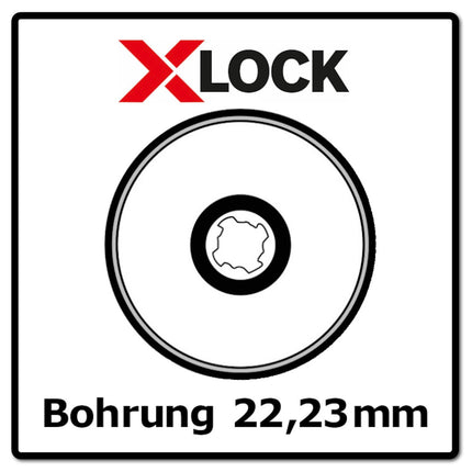 Bosch Expert for Inox &amp; Metal disco de corte X-LOCK 125 x 22,23 mm 25 piezas (25x 2608619264)
