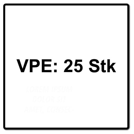 Bosch Expert for Inox &amp; Metal disco de corte X-LOCK 125 x 22,23 mm 25 piezas (25x 2608619264)