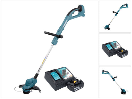 Makita DUR 193 RT1 Akumulatorowa podkaszarka do trawy 18 V 260 mm + 1x akumulator 5,0 Ah + ładowarka