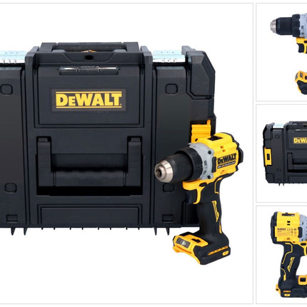 Taladro atornillador inalámbrico DeWalt DCD 800 NT 18 V 90 Nm Brushless + TSTAK - sin batería, sin cargador