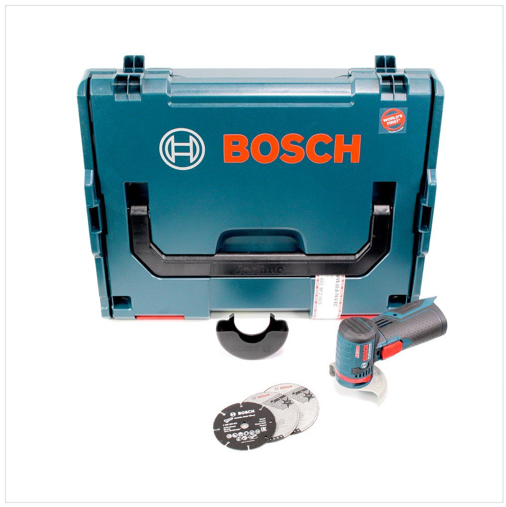Amoladora angular a batería Bosch GWS 10.8-76 V-EC 10.8V (06019F2003) 76mm solo en L-Boxx - sin batería, sin cargador