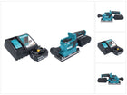 Makita DBO 382 RF1 Akku Schwingschleifer 18 V 93 x 185 mm Brushless + 1x Akku 3,0 Ah + Ladegerät