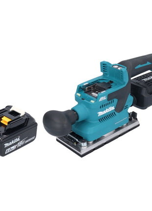 Lijadora orbital a batería Makita DBO 382 G1 18 V 93 x 185 mm sin escobillas + 1x batería 6,0 Ah - sin cargador