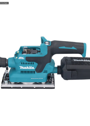 Makita DBO 382 RG Akku Schwingschleifer 18 V 93 x 185 mm Brushless + 2x Akku 6,0 Ah + Ladegerät