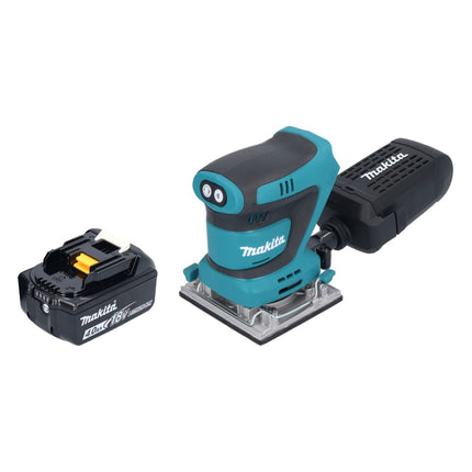 Makita DBO 484 M1 Ponceuse vibrante sans fil 18 V 112 x 102 mm + 1x batterie 4,0 Ah - sans chargeur