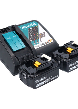 Makita DBO 484 RM Ponceuse vibrante sans fil 18 V 112 x 102 mm + 2x batterie 4,0 Ah + chargeur