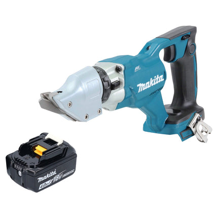 Makita DJS 200 M1 cizalla de chapa sin cable 18 V 2,0 mm sin escobillas + 1x batería 4,0 Ah - sin cargador