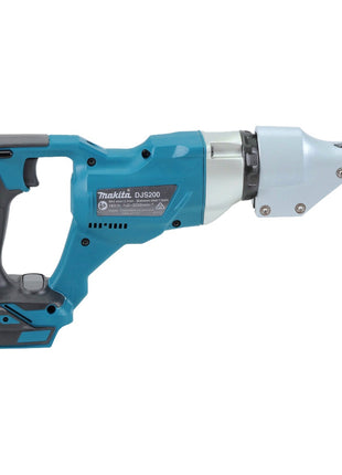 Makita DJS 200 RG Cisaille à tôle sans fil 18 V 2,0 mm Brushless + 2x batterie 6,0 Ah + chargeur