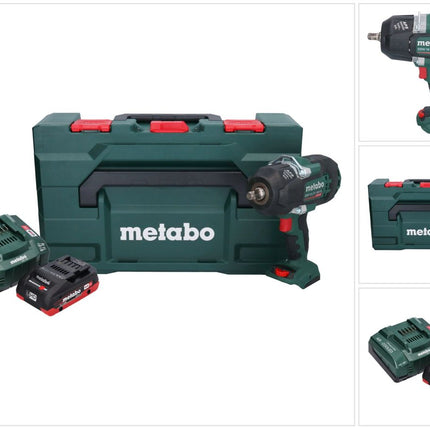 Metabo SSW 18 LTX 1450 BL llave de impacto sin cable 18 V 1450 Nm sin escobillas + 1x batería recargable 4,0 Ah + cargador + metaBOX