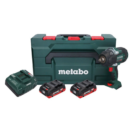 Metabo SSW 18 LTX 1450 BL llave de impacto sin cable 18 V 1450 Nm sin escobillas + 2x batería recargable 4,0 Ah + cargador + metaBOX
