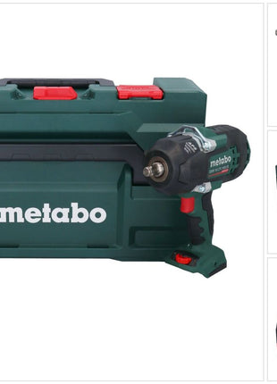 Metabo SSW 18 LTX 1450 BL akumulatorowy klucz udarowy 18 V 1450 Nm bezszczotkowy + 1x akumulator 5,5 Ah + metaBOX - bez ładowarki