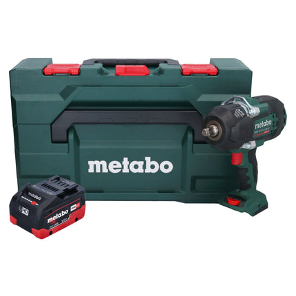 Metabo SSW 18 LTX 1450 BL cordless impact wrench 18 V 1450 Nm brushless + 1x rechargeable battery 5.5 Ah + metaBOX - without charger